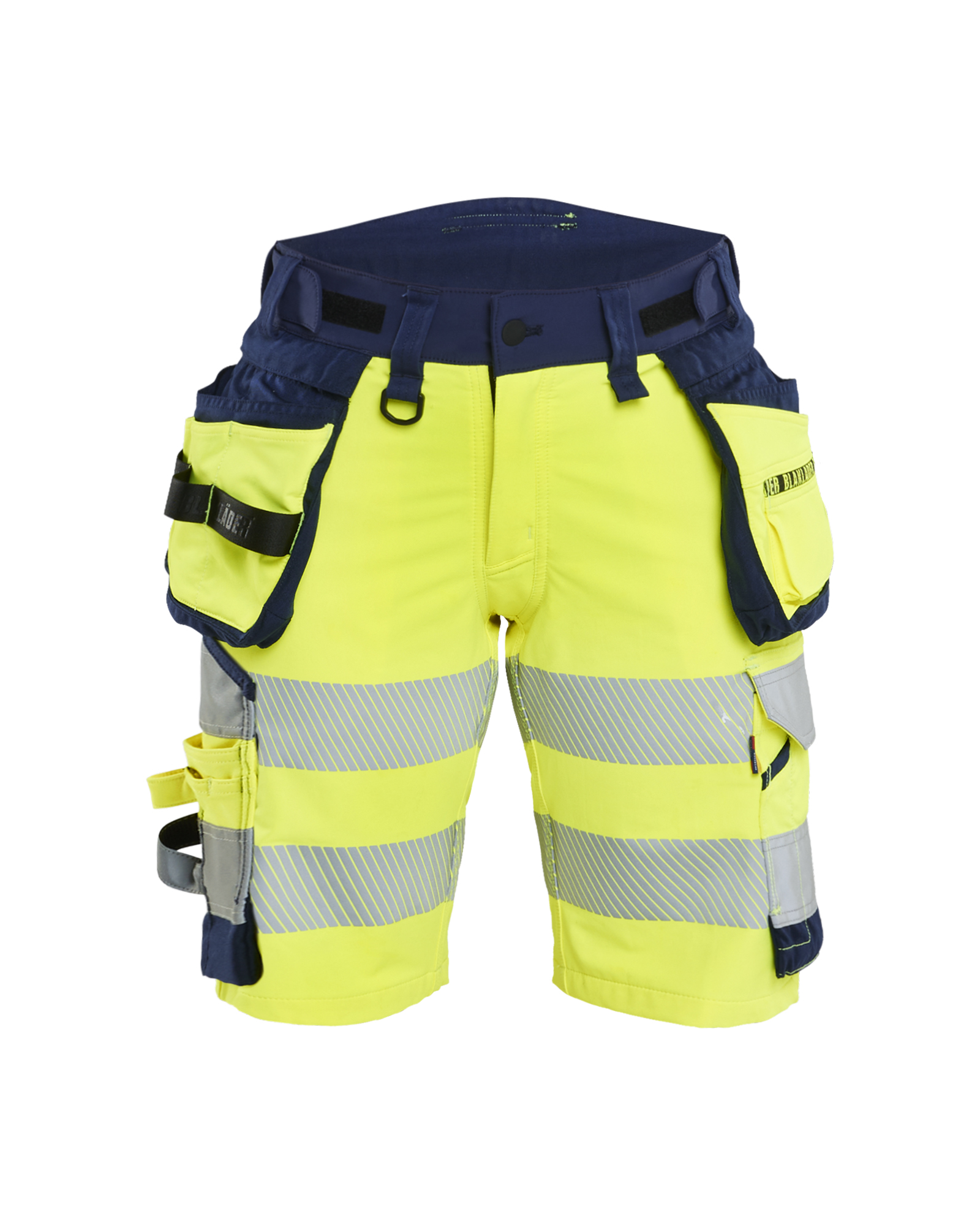 Blåkläder Damen Shorts High Vis 4-Wege-StretchHigh Vis Gelb/Marineblau Produktbild img1 L