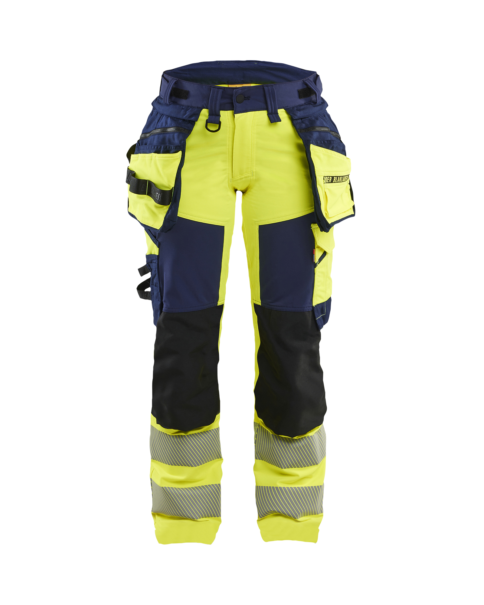 Blåkläder Damenhose High Vis 4-Wege-StretchHigh Vis Gelb/Marineblau Produktbild img1 L