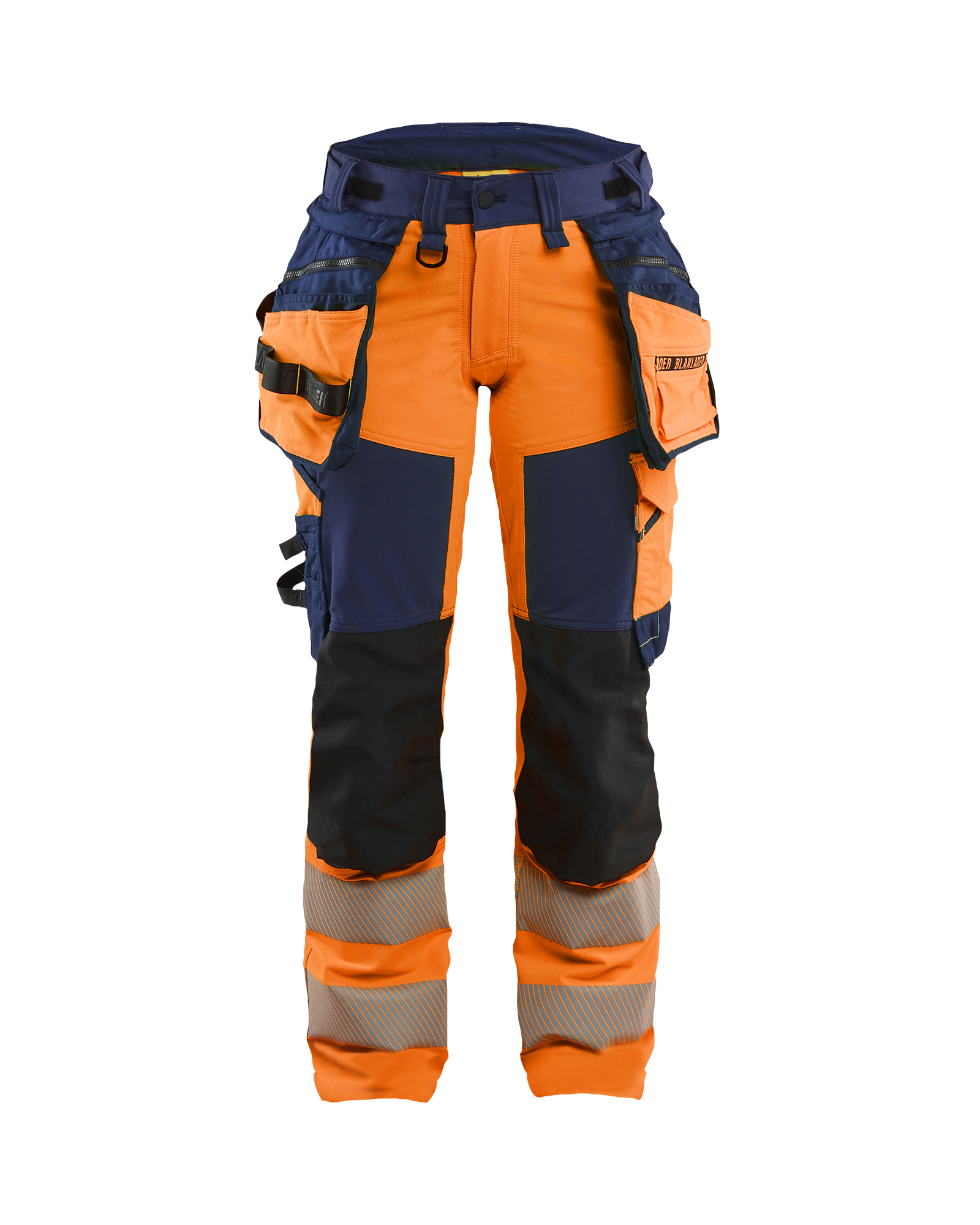 Blåkläder Damenhose High Vis 4-Wege-StretchHigh Vis Orange/Marineblau Produktbild img1 L