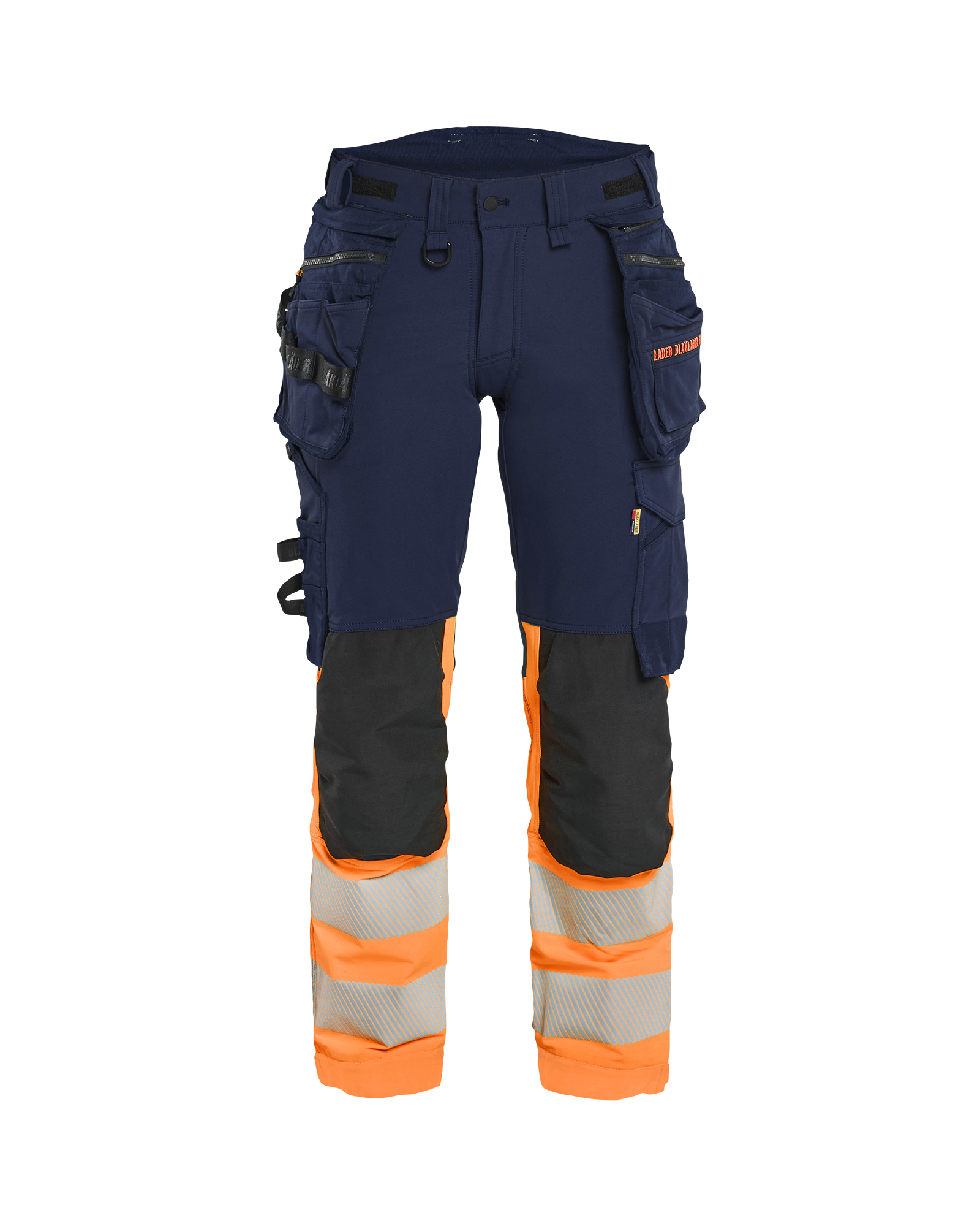 Blåkläder Damenhose High Vis 4-Wege-StretchMarineblau/Orange Produktbild img1 L