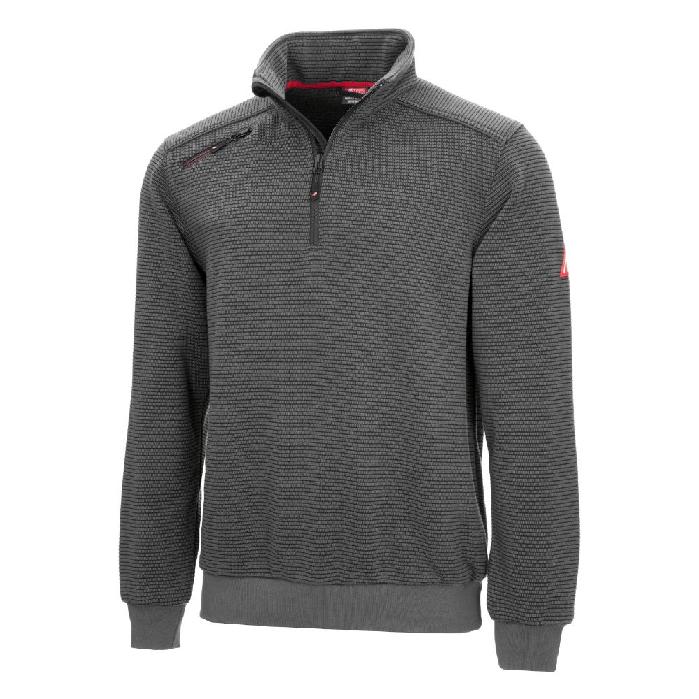 NITRAS MOTION TEX PLUS, Pullover, grau, OEKO-TEX Produktbild img1 L