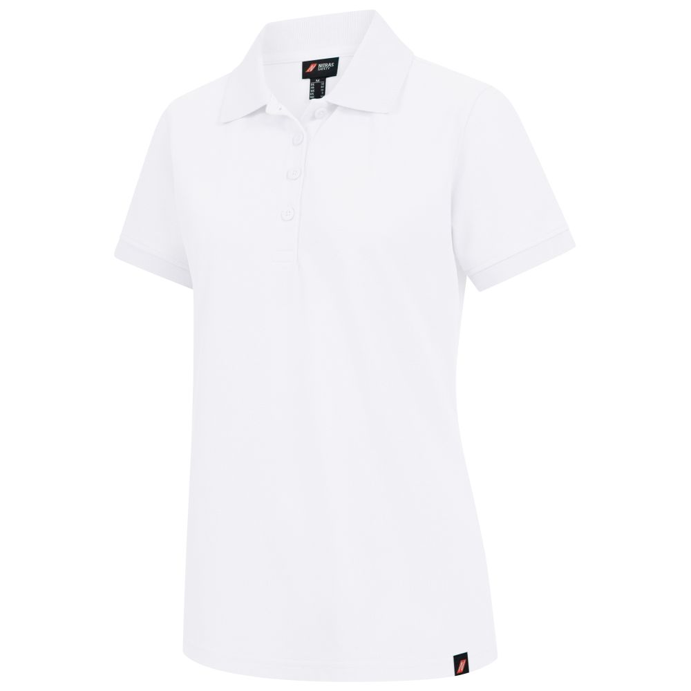 NITRAS MOTION TEX PLUS, Poloshirt, weiß, EN 13758-2, OEKO-TEX Produktbild img1 L