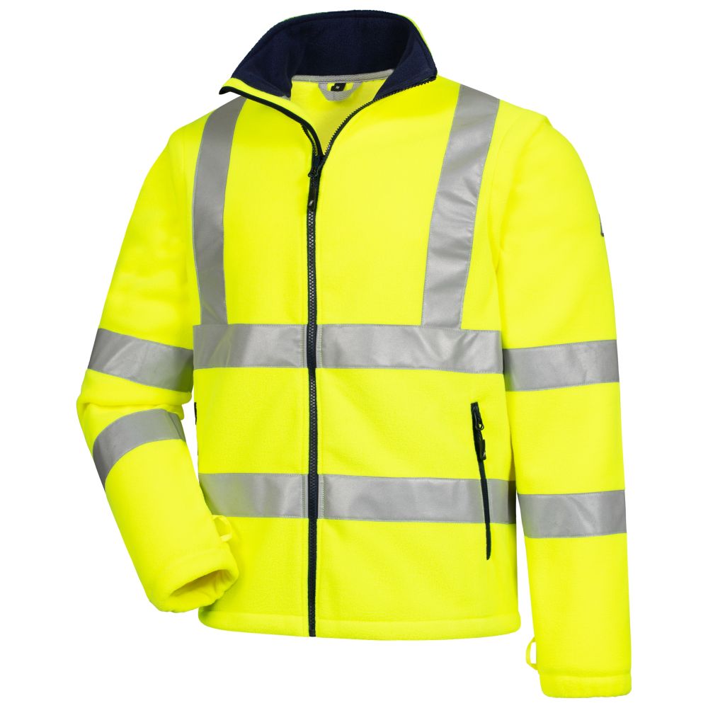 NITRAS MOTION TEX VIZ, Warn-Fleecejacke, neongelb, EN ISO 13688, EN ISO 20471, OEKO-TEX, OEKO-TEX Produktbild img1 L