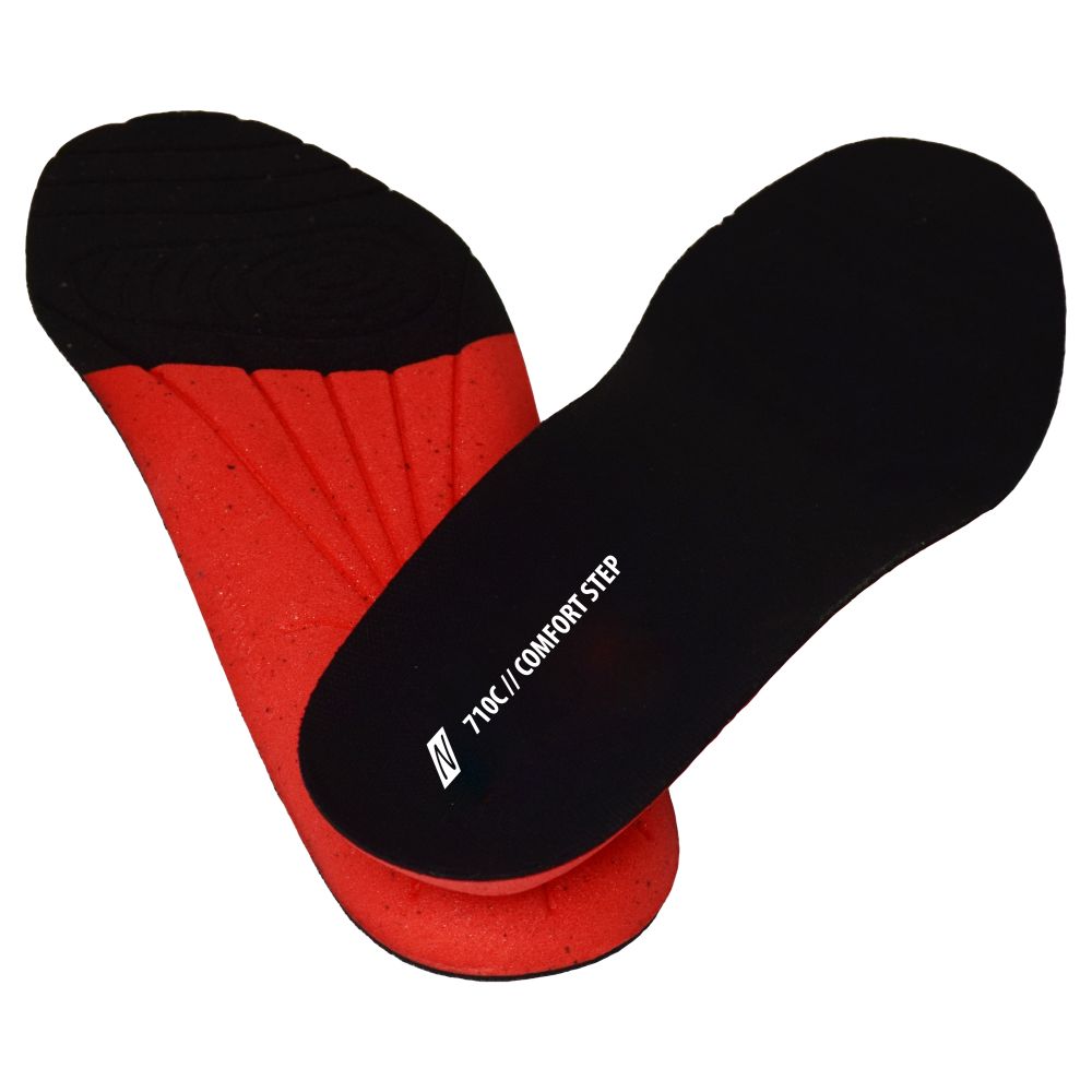 NITRAS COMFORT STEP, Einlegesohlen, schwarz / rot Produktbild img1 L