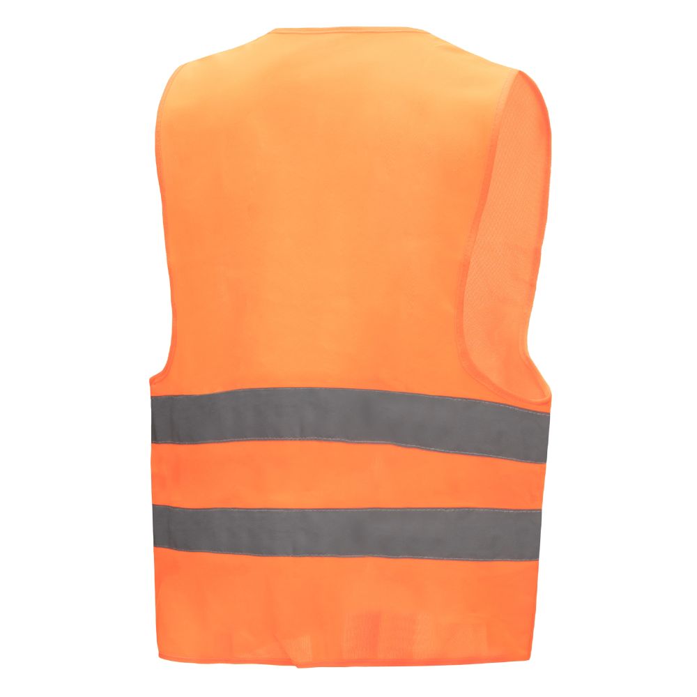NITRAS Warnweste, neonorange, EN ISO 13688, EN ISO 20471 Produktbild img2 L