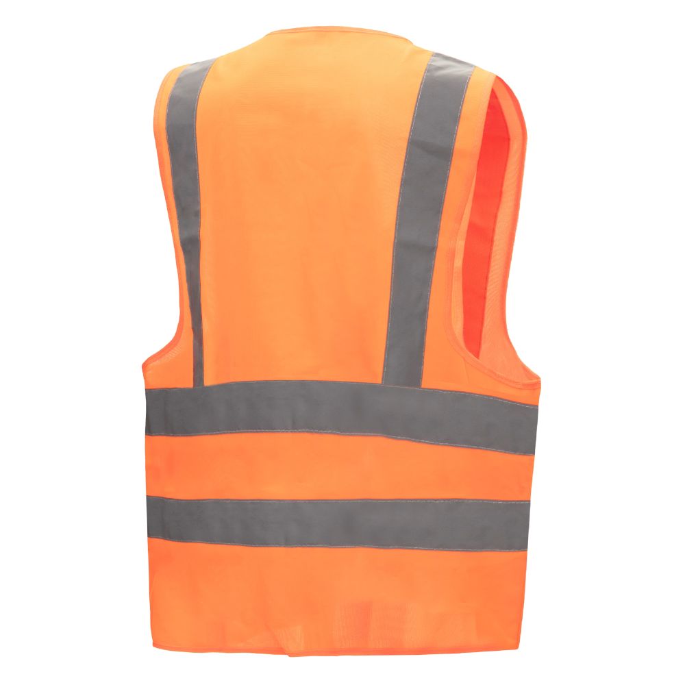 NITRAS Warnweste, neonorange, EN ISO 13688, EN ISO 20471 Produktbild img2 L