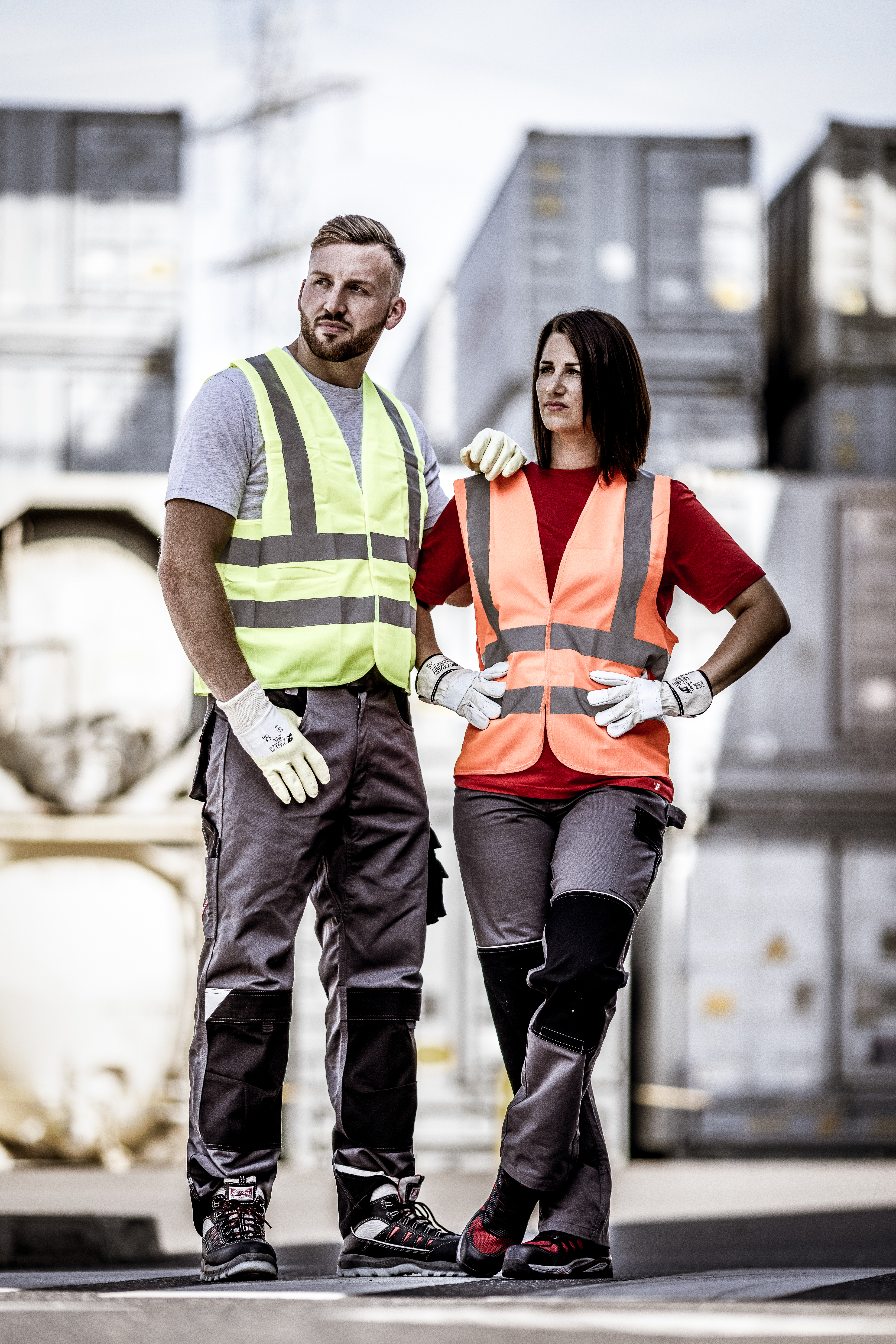 NITRAS Warnweste, neongelb, EN ISO 13688, EN ISO 20471 Produktbild img3 L