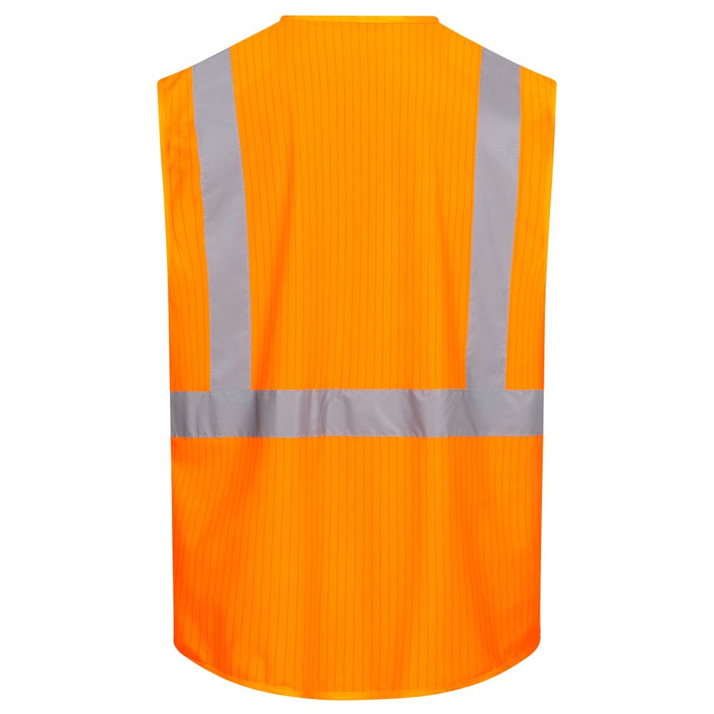 NITRAS Warnweste, neonorange, EN ISO 13688, EN ISO 20471, EN 1149 Produktbild img2 L
