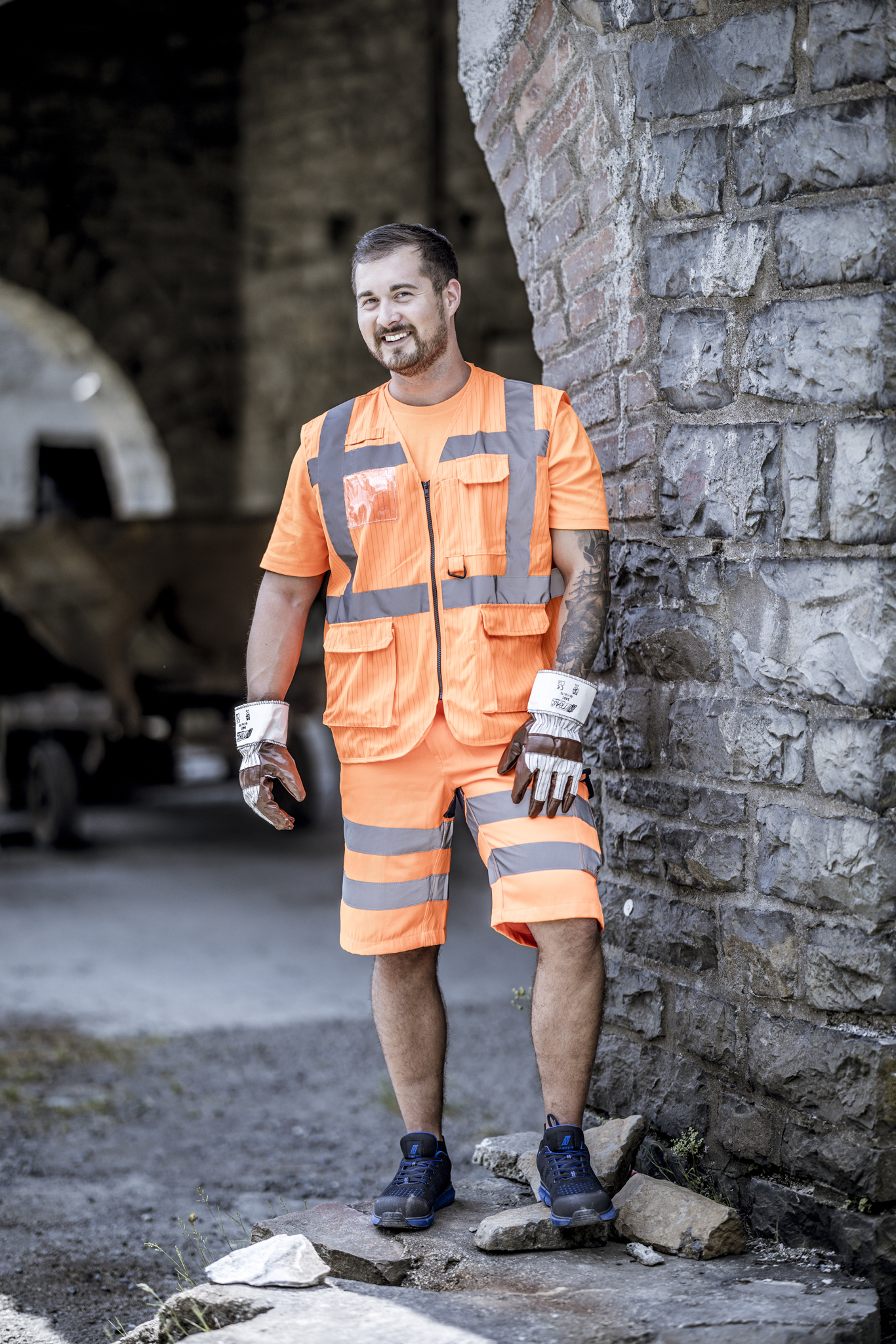 NITRAS Warnweste, neonorange, EN ISO 13688, EN ISO 20471, EN 1149 Produktbild img3 L