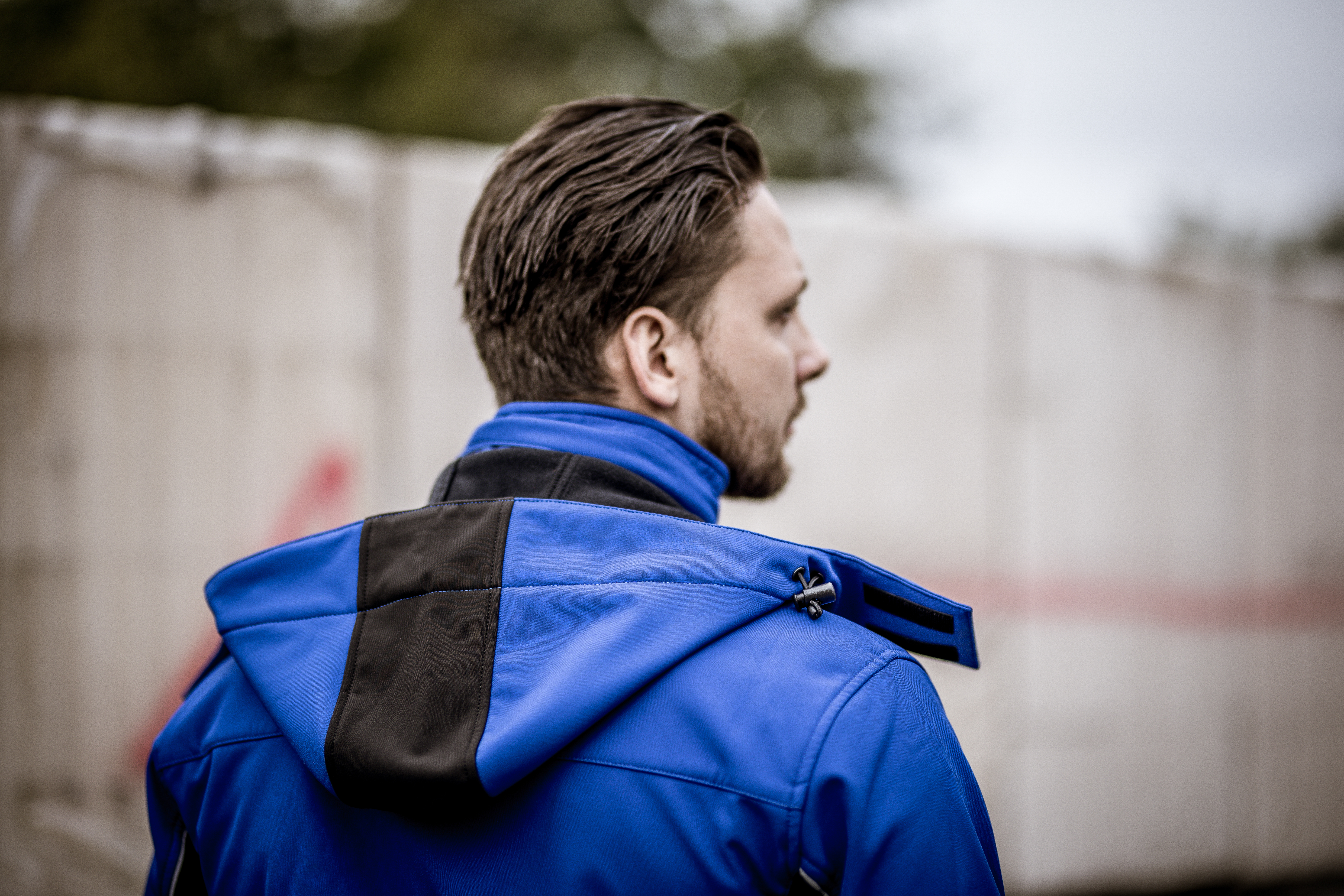 NITRAS abnehmbare Kapuze, königsblau / schwarz, OEKO-TEX Produktbild img3 L