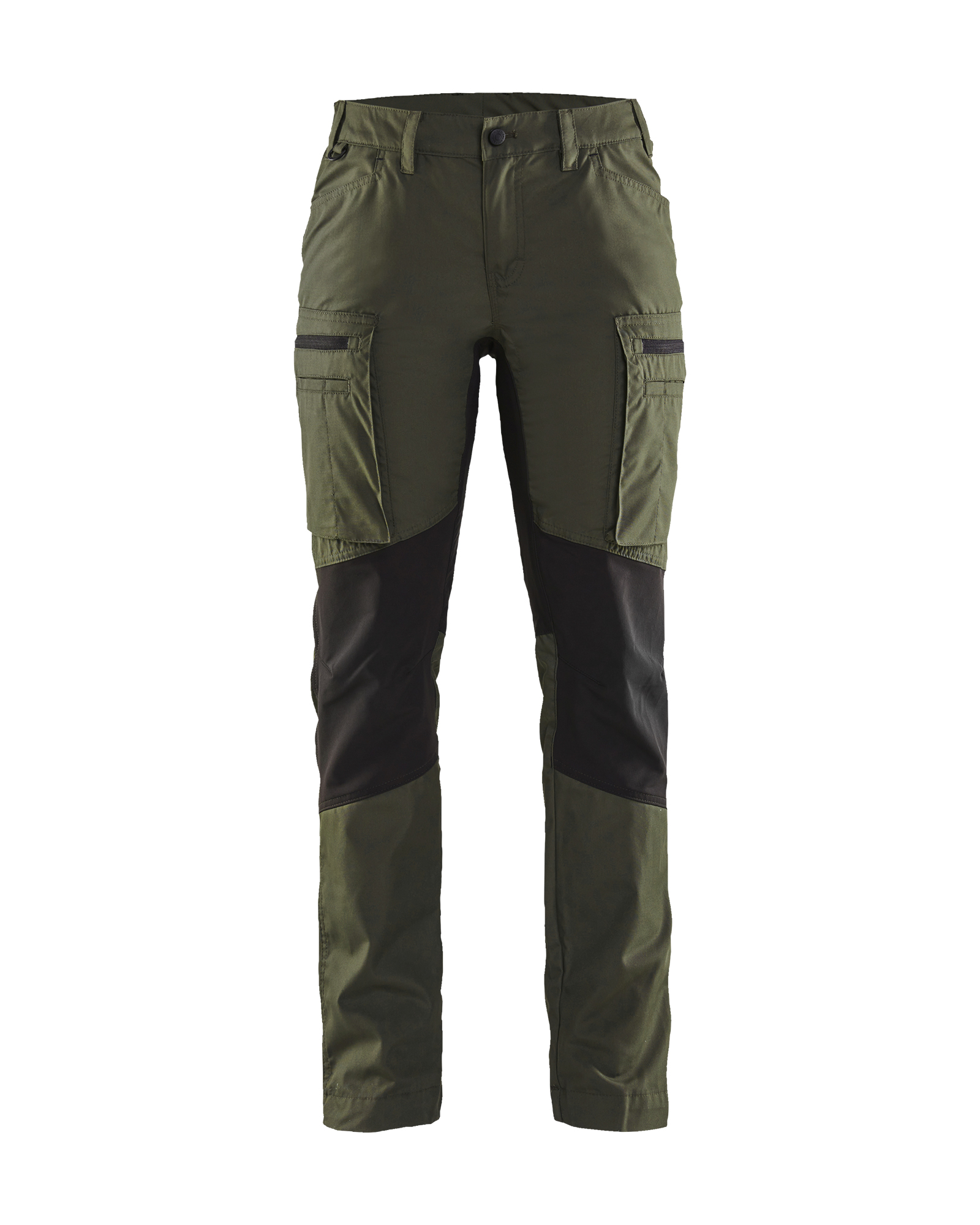 Blåkläder Damen Service Arbeitshose Stretch4298 Waldgrün/Schwarz Produktbild img1 L