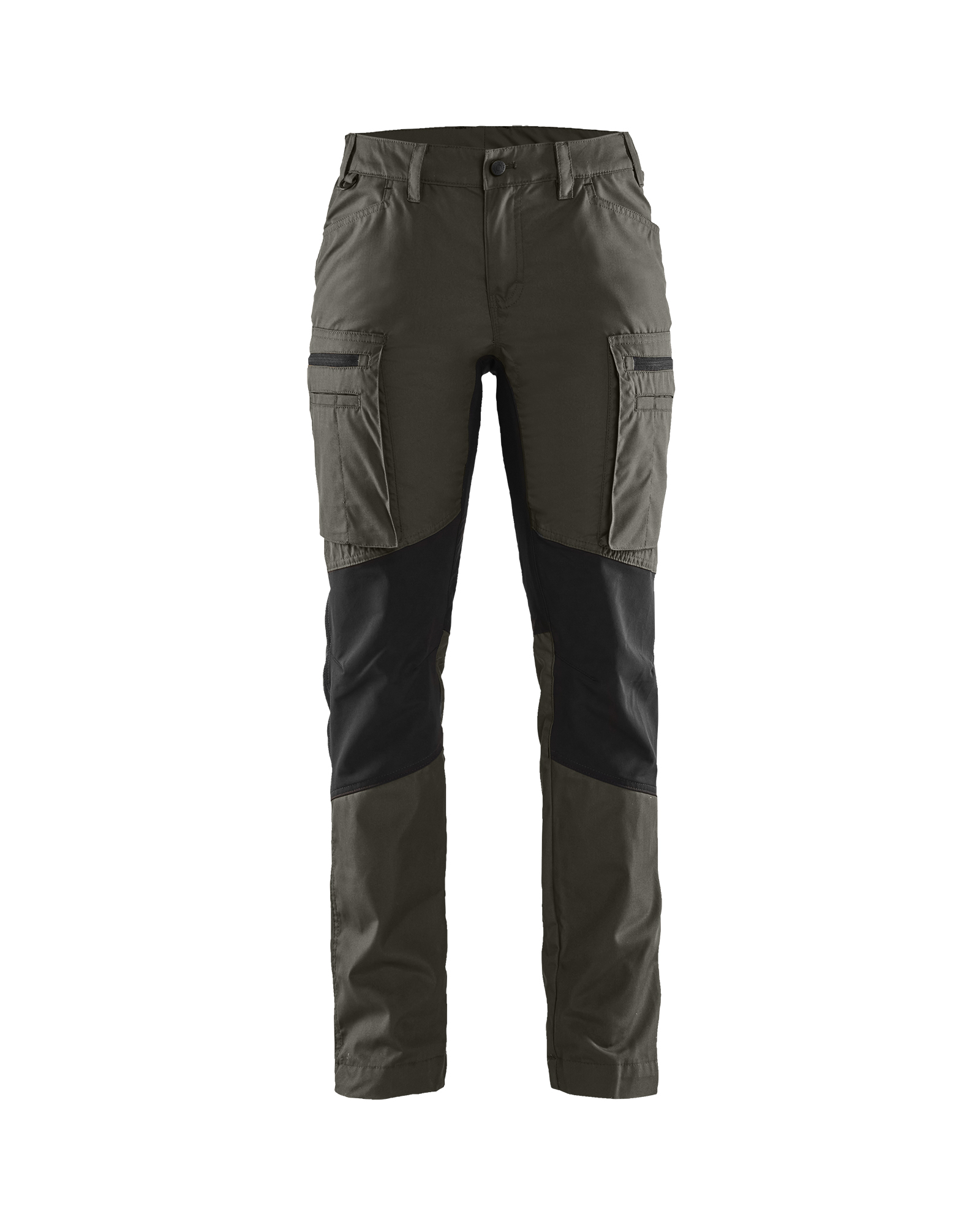 Blåkläder Damen Service Arbeitshose Stretch Dunkel Olivgrün/Schwarz Produktbild img1 L
