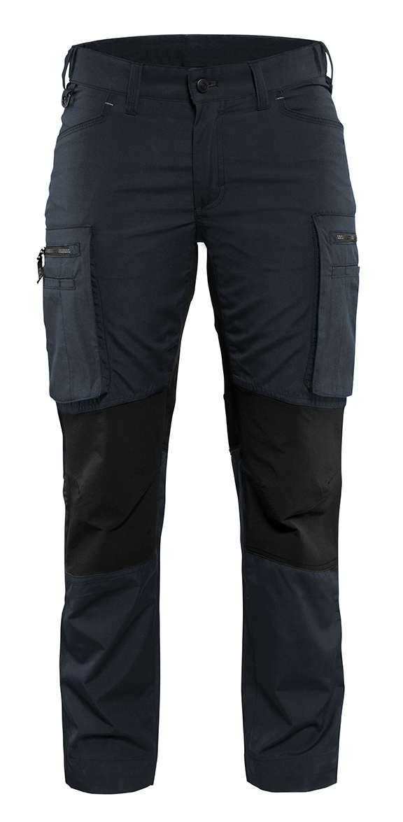 Blåkläder Damen Service Arbeitshose Stretch Dunkel Marineblau/Schwarz Produktbild img1 L