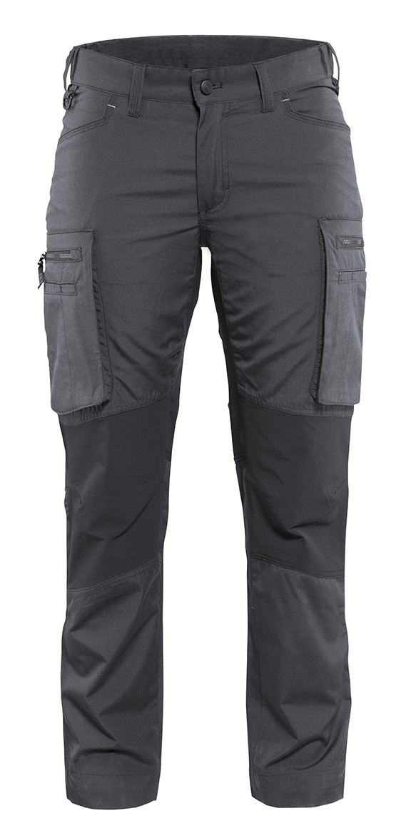 Blåkläder Damen Service Arbeitshose Stretch Dunkelgrau/Schwarz Produktbild img1 L