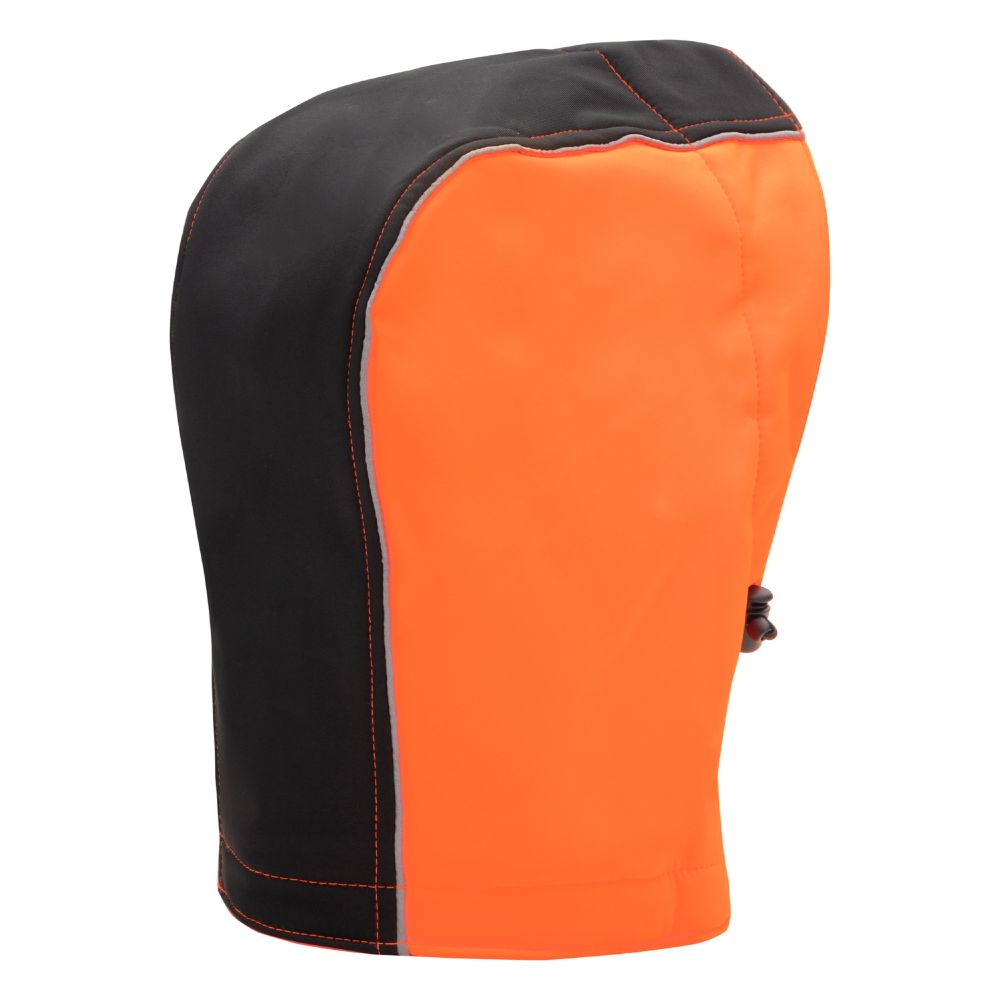 NITRAS abnehmbare Kapuze, neonorange / schwarz, OEKO-TEX Produktbild img2 L