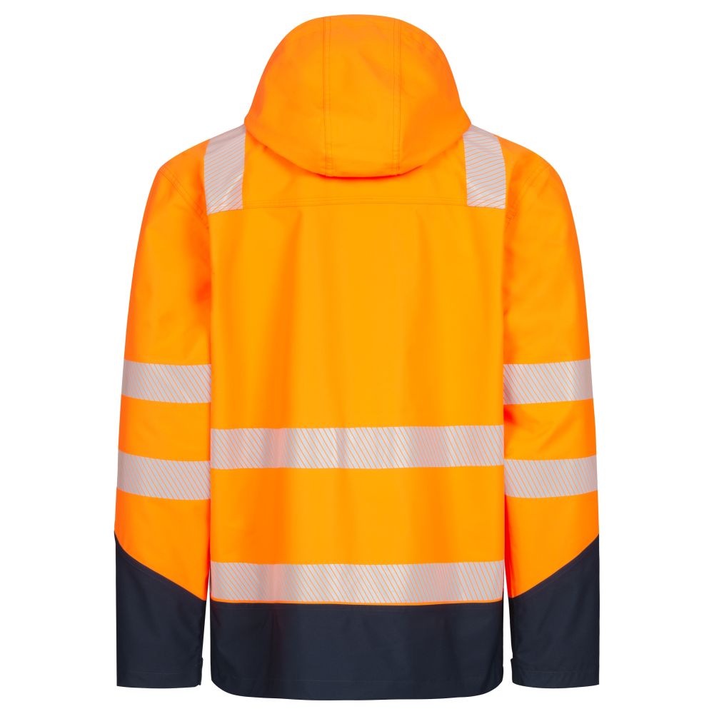 NITRAS MOTION TEX VIZ PLUS, Warn-Multifunktionsjacke, neonorange / marineblau, EN ISO 13688, EN ISO 20471, EN 343, EN 342, OEKO-TEX Produktbild img3 L