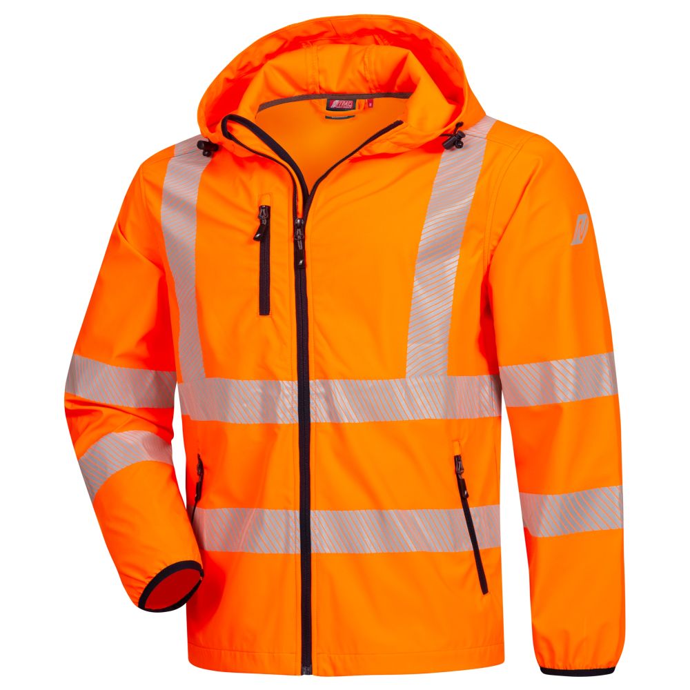NITRAS MOTION TEX VIZ, Warn-Windbreaker, neonorange, EN ISO 13688, EN ISO 20471, OEKO-TEX Produktbild img1 L
