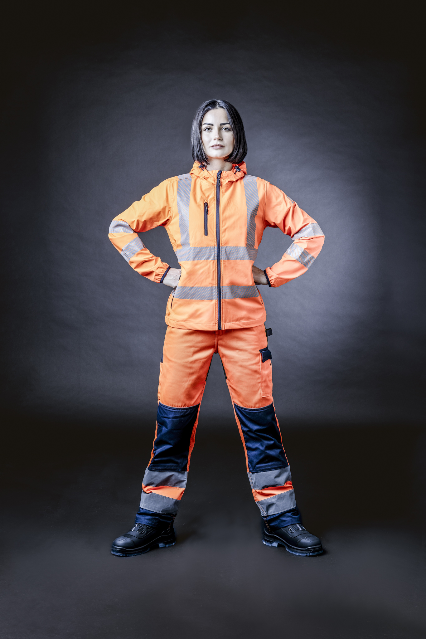 NITRAS MOTION TEX VIZ, Warn-Windbreaker, neonorange, EN ISO 13688, EN ISO 20471, OEKO-TEX Produktbild img3 L