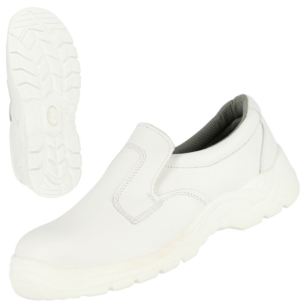 NITRAS CLEAN STEP SL, S2 Sicherheitsslipper, weiß, EN ISO 20345 Produktbild img1 L