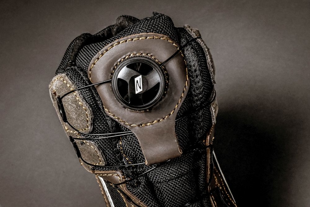 NITRAS TOUGH STEP MID FIT, S7S CI FO SR Sicherheitsstiefel, halbhoch, braun / schwarz, EN ISO 20345, EN IEC 61340-4-3, DGUV Regel 112-191 Produktbild img5 L