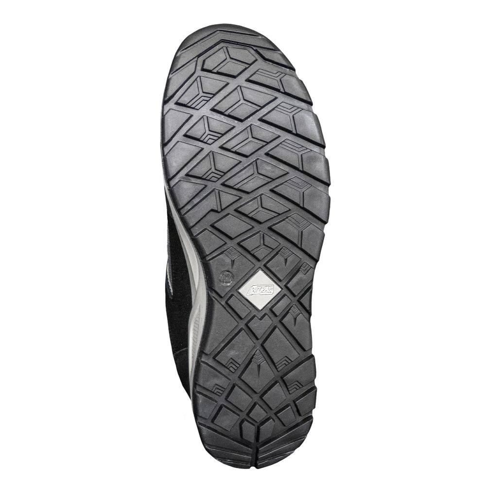 NITRAS CLASSIC STEP, S1P Sicherheitshalbschuhe, grau / schwarz, EN ISO 20345, EN 61340-4-3, DGUV Regel 112-191 Produktbild img3 L