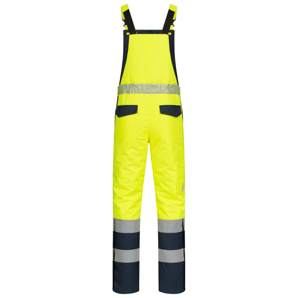 NITRAS MOTION TEX VIZ, Warn-Winterhose, neongelb / marineblau, EN ISO 13688, EN ISO 20471, EN 342, EN 343, OEKO-TEX Produktbild img2 L