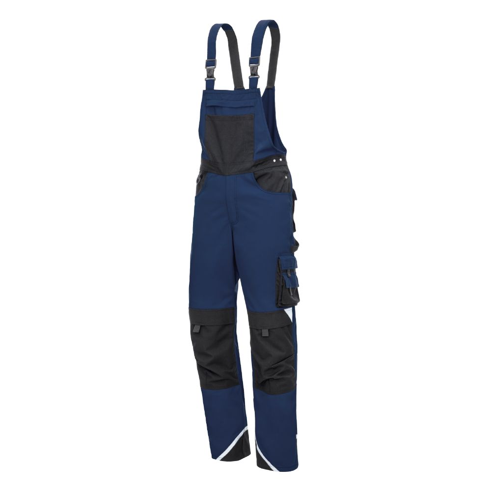 NITRAS MOTION TEX PLUS, Latzhose, marineblau / schwarz, OEKO-TEX Produktbild img1 L