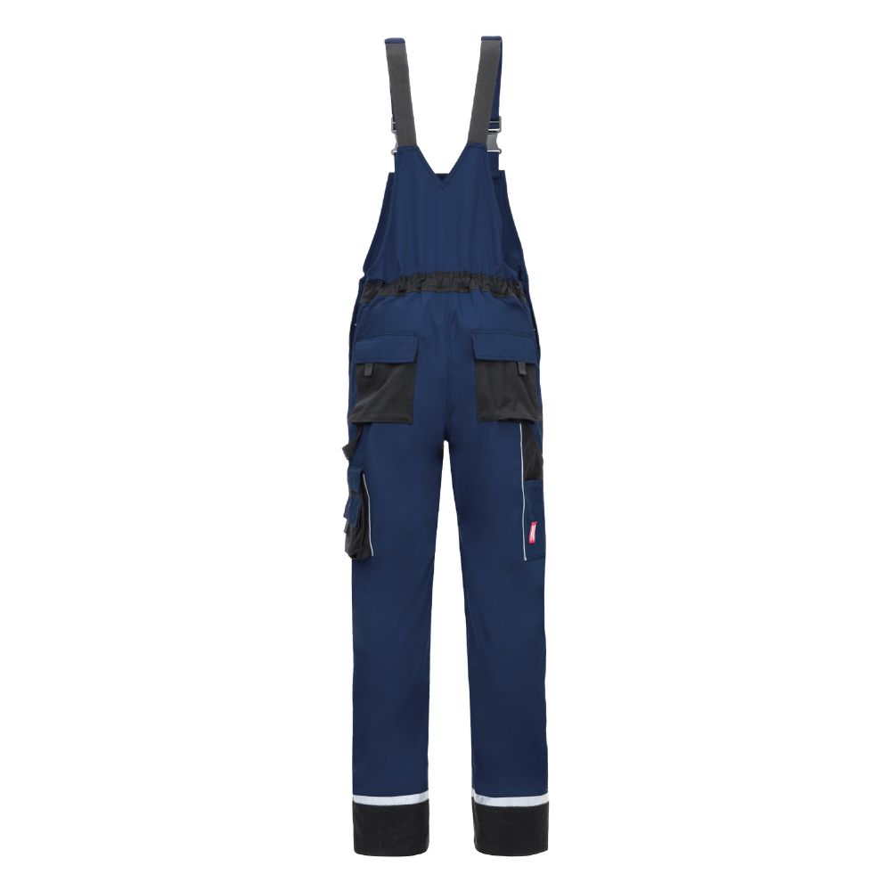 NITRAS MOTION TEX PLUS, Latzhose, marineblau / schwarz, OEKO-TEX Produktbild img2 L