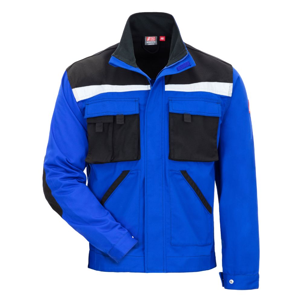 NITRAS MOTION TEX PLUS, Arbeitsjacke, königsblau / schwarz, OEKO-TEX Produktbild img1 L