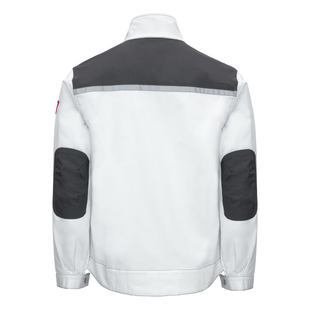 NITRAS MOTION TEX PLUS, Arbeitsjacke, weiß / grau, OEKO-TEX Produktbild img2 L