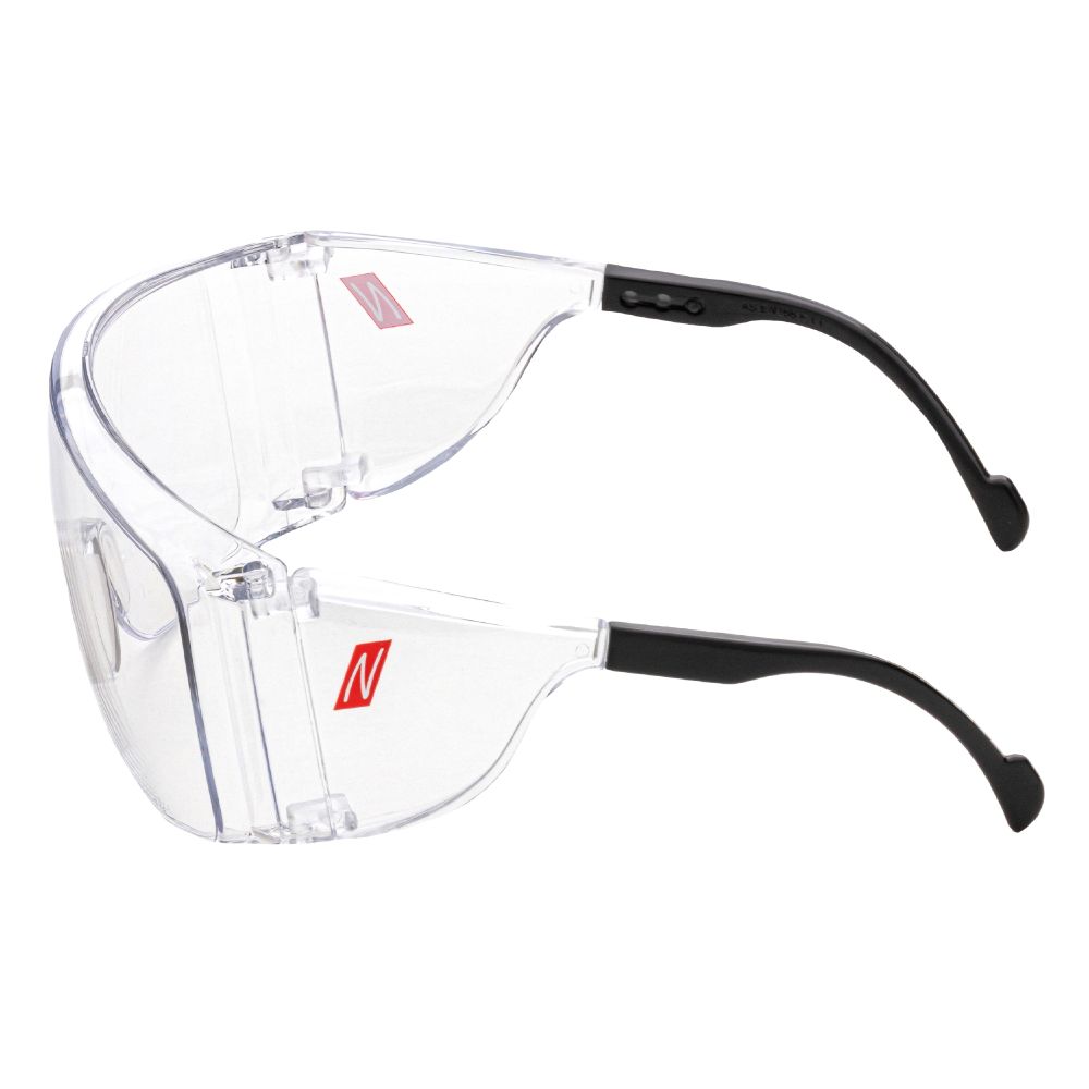NITRAS VISION PROTECT OTG, Schutzbrille, schwarz / transparent, EN 166 Produktbild img3 L