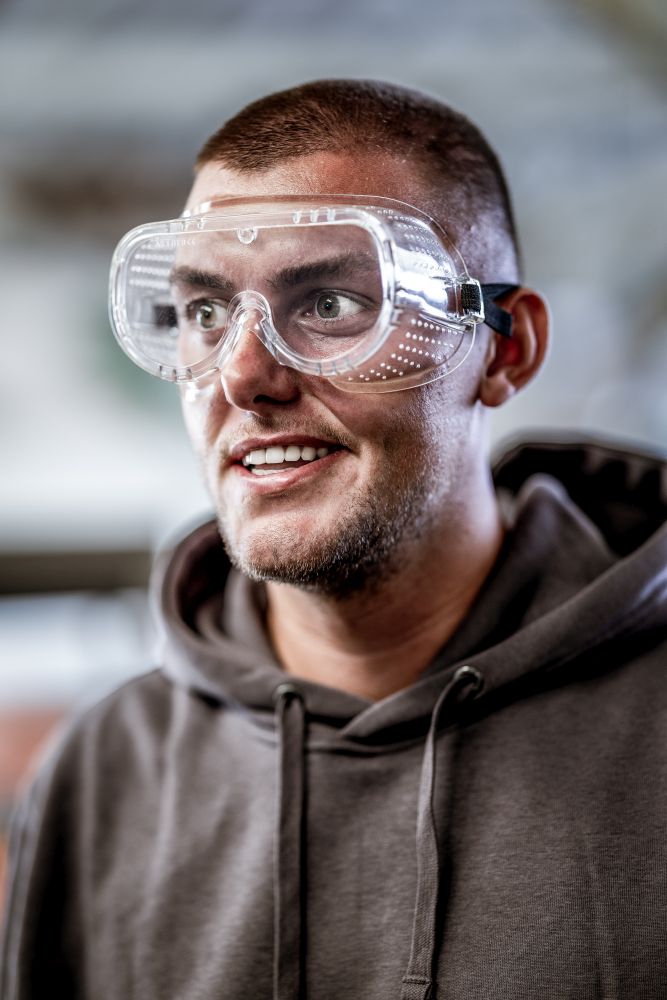 NITRAS VISION PROTECT BASIC, Vollsichtbrille, transparent, EN 166 Produktbild img4 L