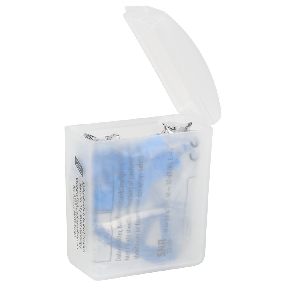 NITRAS MUTE PLUGS, Gehörschutzstöpsel, blau, EN 352-2 Produktbild img3 L
