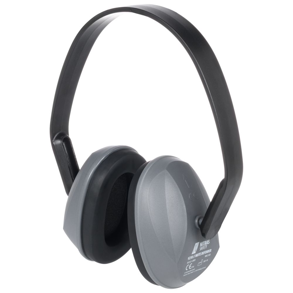 NITRAS MUTE DEFENDER, Kapselgehörschutz, anthrazit / schwarz, EN 352-1 Produktbild img1 L
