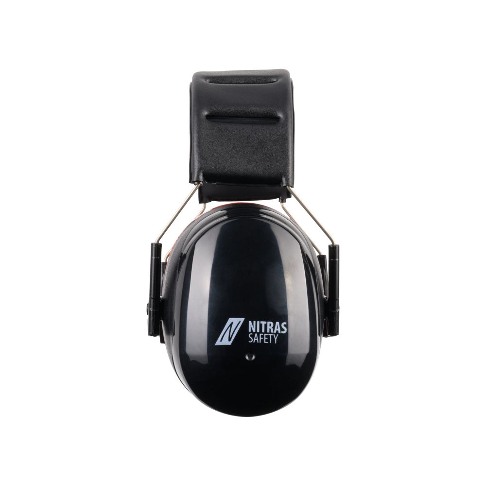 NITRAS MUTE DEFENDER PRO, Kapselgehörschutz, schwarz / rot, EN 352-1 Produktbild img2 L
