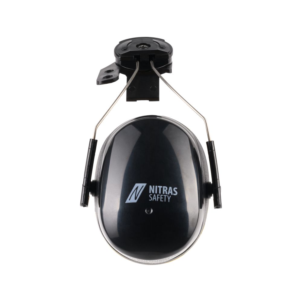 NITRAS MUTE DEFENDER PRO, Kapselgehörschutz, schwarz / gelb, EN 352-3 Produktbild img2 L
