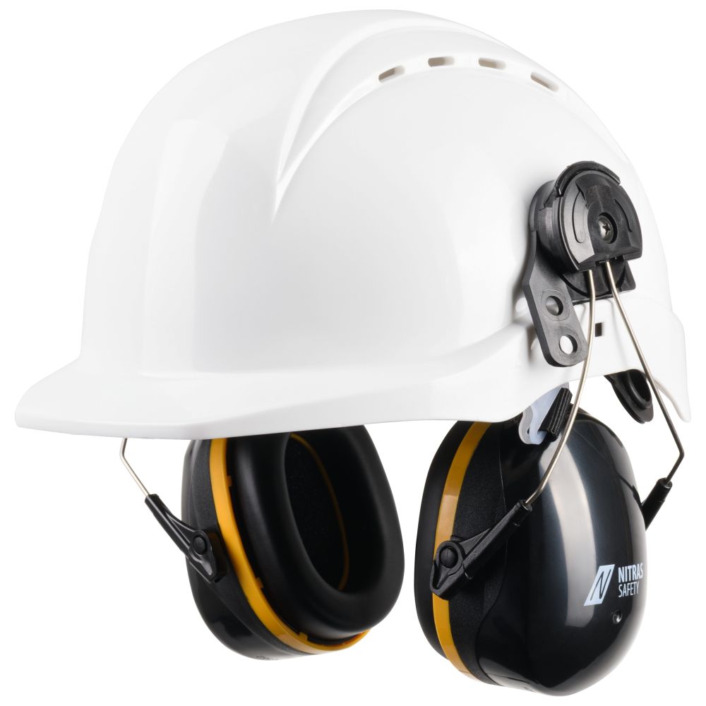 NITRAS MUTE DEFENDER PRO, Kapselgehörschutz, schwarz / gelb, EN 352-3 Produktbild img4 L