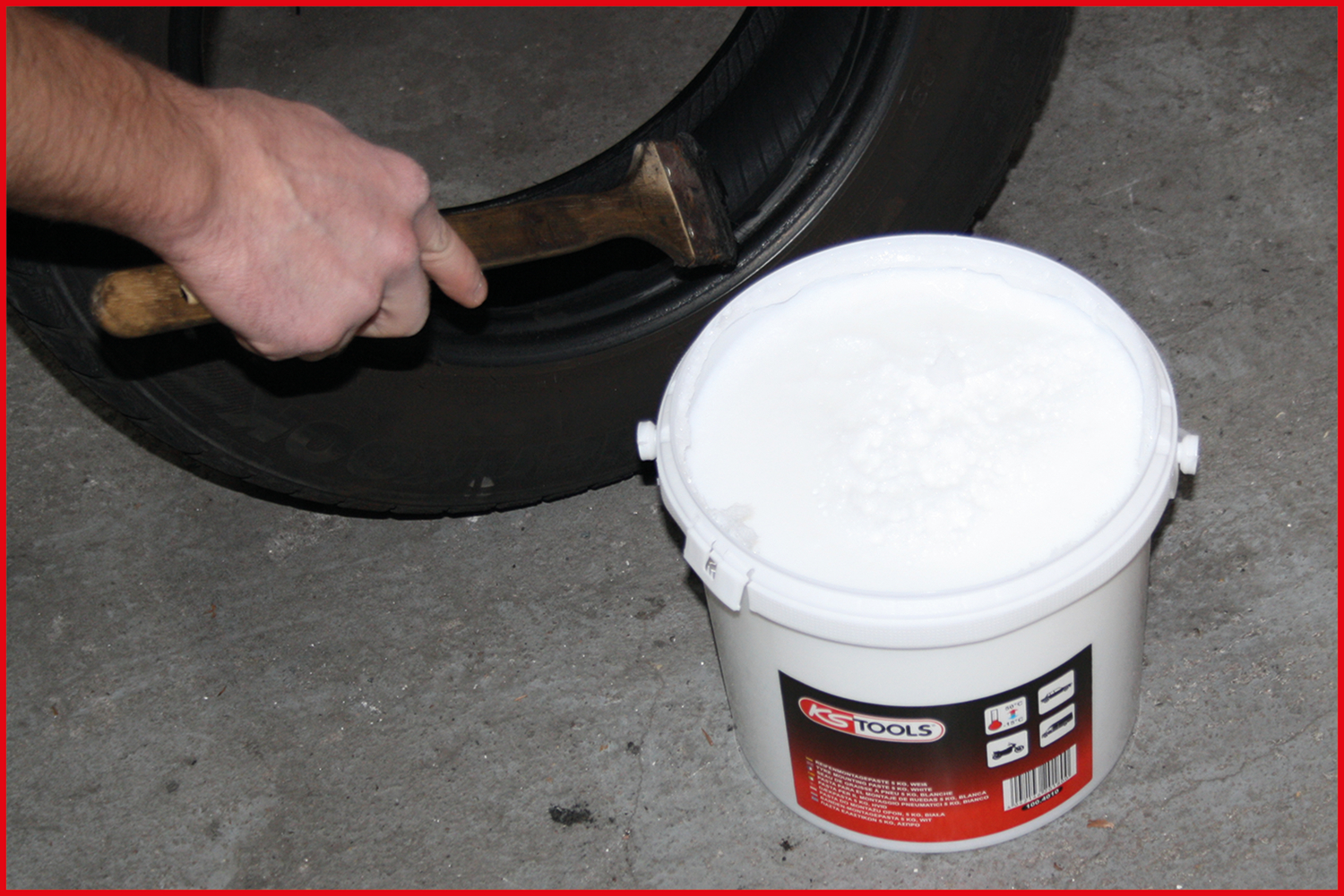KS Tools Reifenmontagepaste 5 kg, weiß Produktbild img4 L