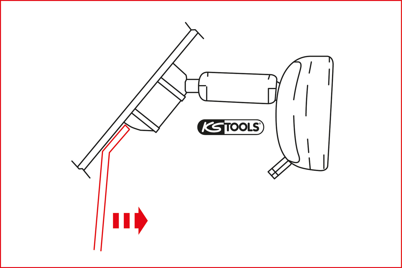 KS Tools Innenspiegel-Entriegelungswerkzeug für Ford Produktbild img3 L