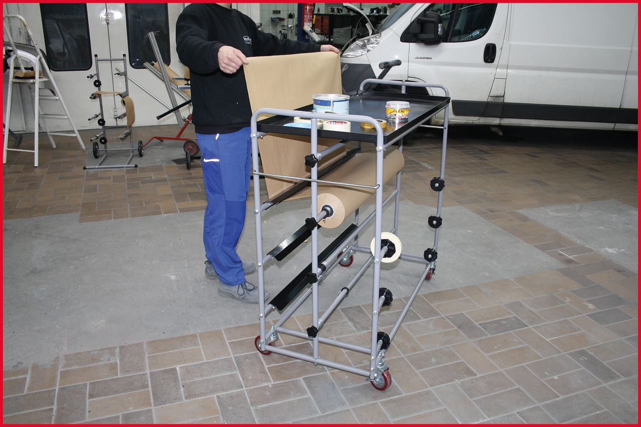 KS Tools Papierwagen mit 3 Ebenen Produktbild img3 L