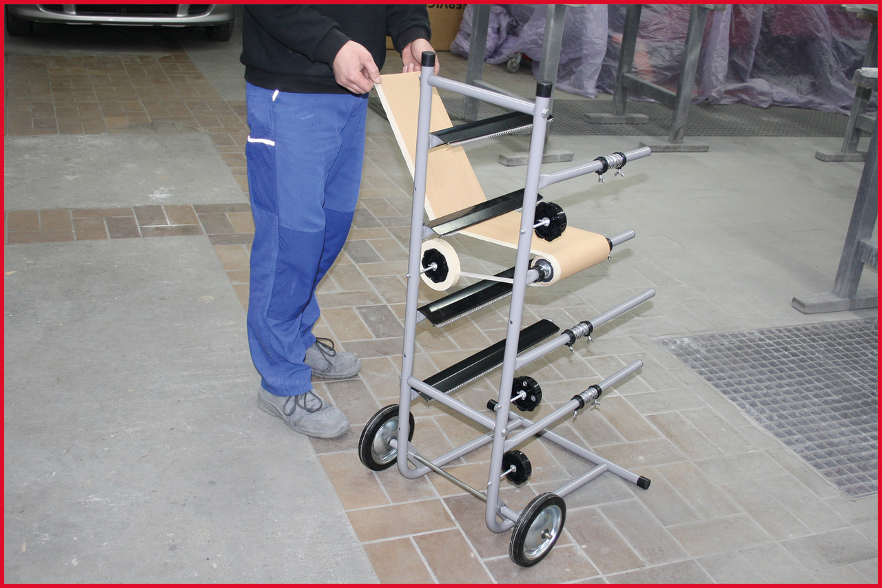 KS Tools Papierwagen mit 4 Ebenen Produktbild img2 L