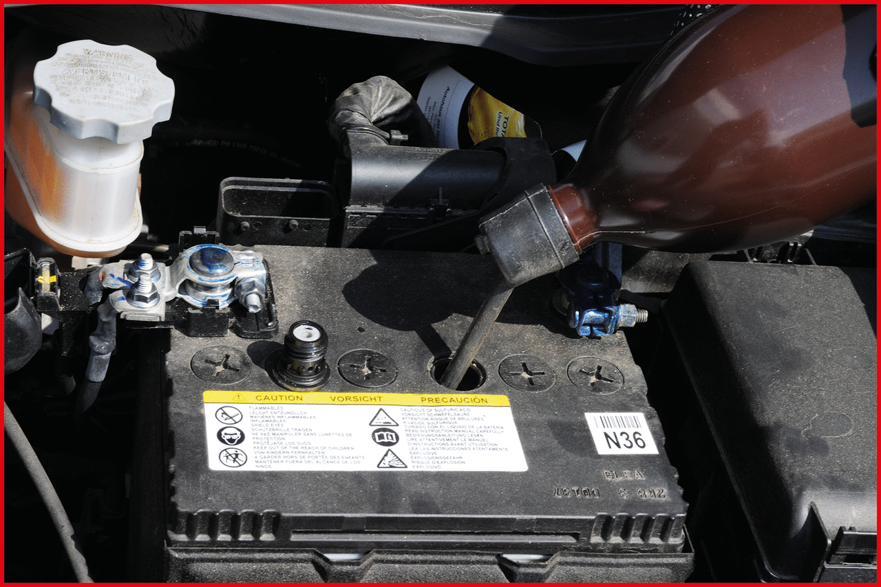KS Tools Batteriefüllflasche für Batteriesäure Produktbild img2 L