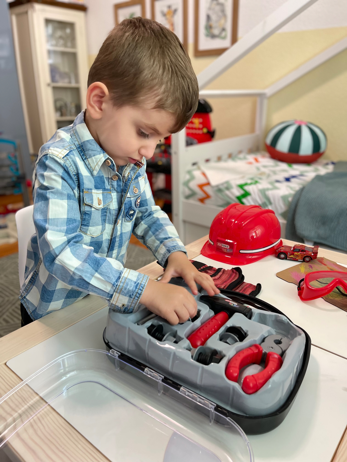 KS Tools Kinder Werkzeug-Satz mit Werkzeugkoffer, 21-tlg Produktbild img7 L