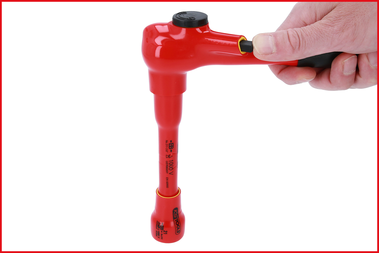 KS Tools 1/2" Umschaltknarre mit Schutzisolierung, 32 Zahn Produktbild img6 L