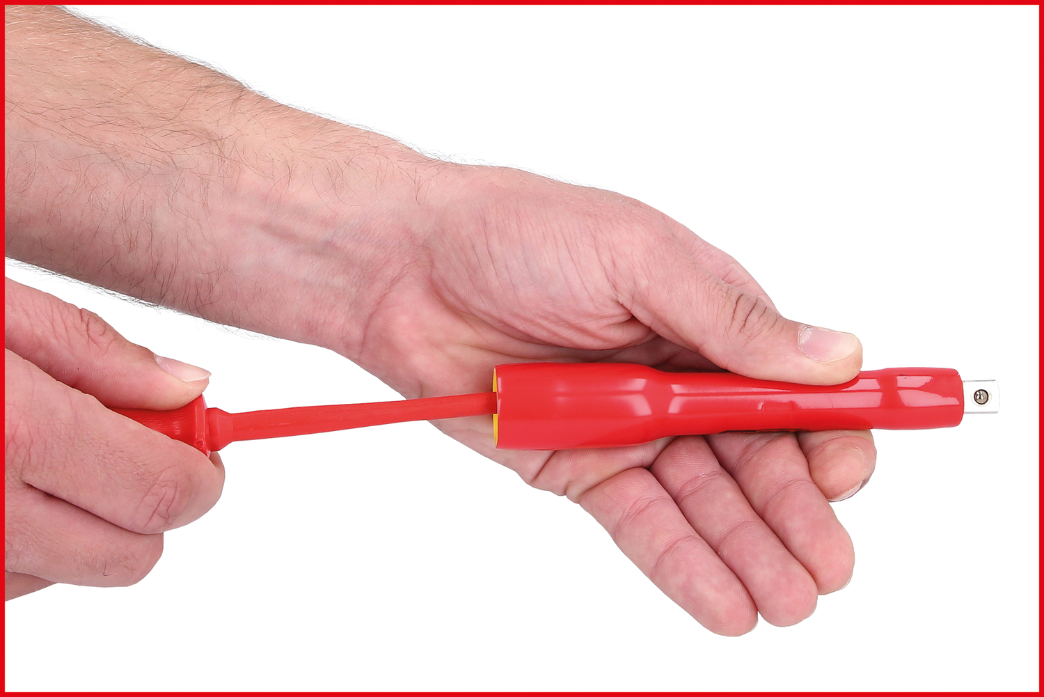 KS Tools 1/2" Verlängerung mit Schutzisolierung und Schraubenarretierung, 250mm Produktbild img3 L