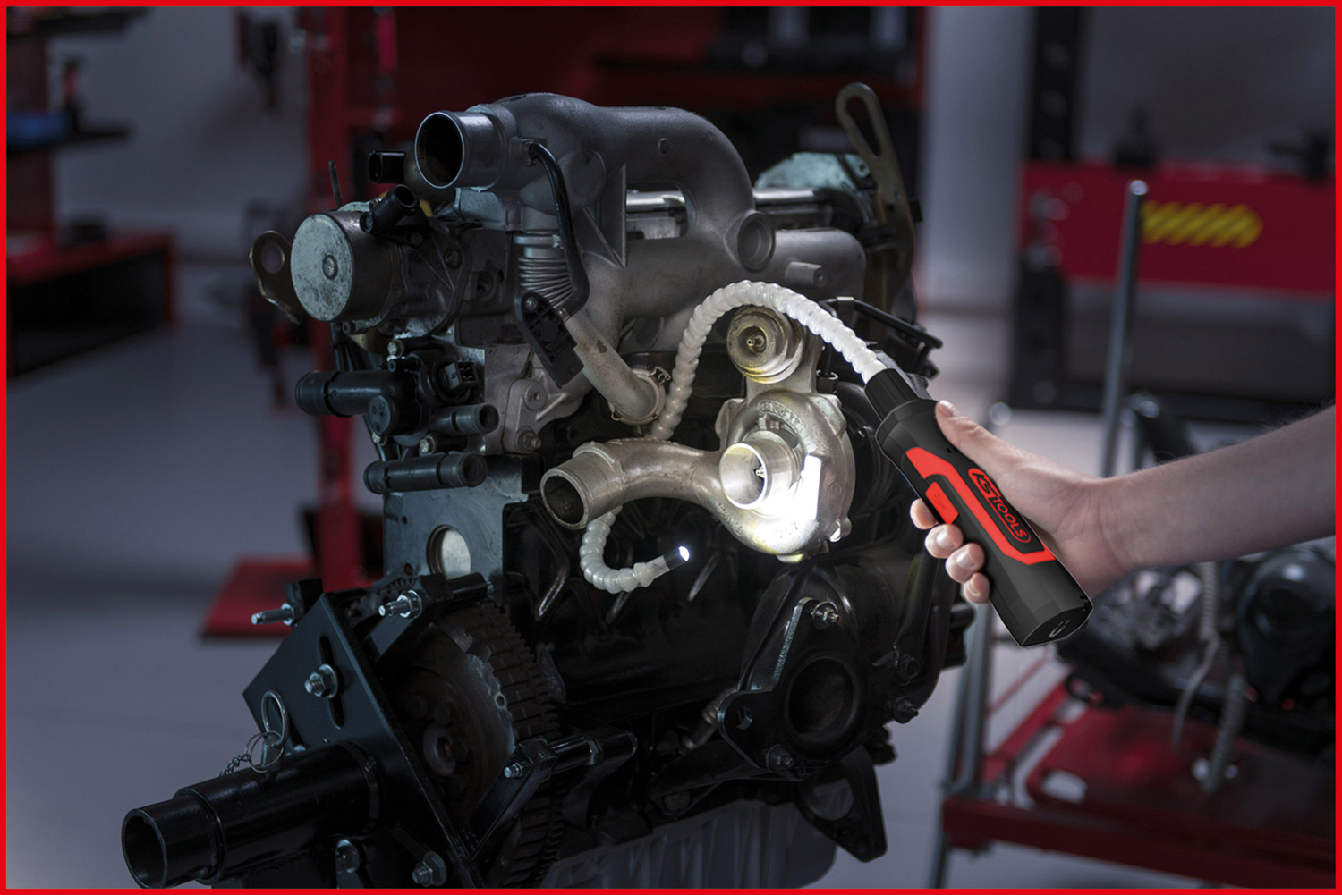 KS Tools eQi UltimateBEAM 3in1 Quick-Lock Arbeitsleuchten-Set, 4-tlg Produktbild img11 L