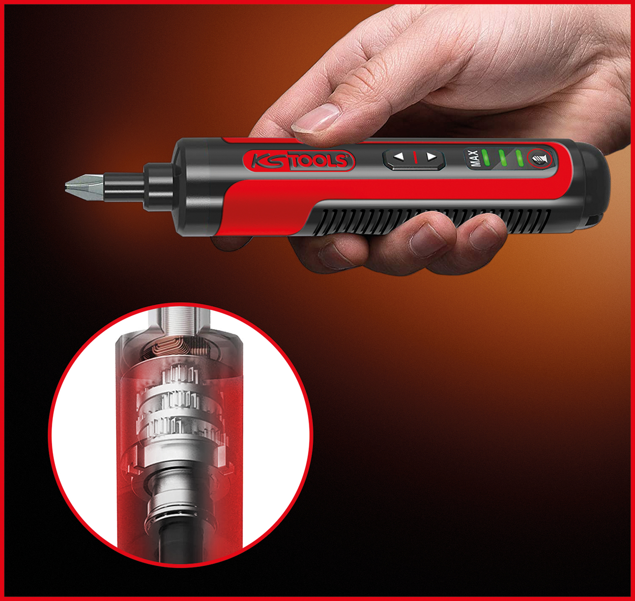 KS Tools eMONSTER 1/4" Akku-Bit-Stabschrauber-Satz, 27-tlg Produktbild img9 L