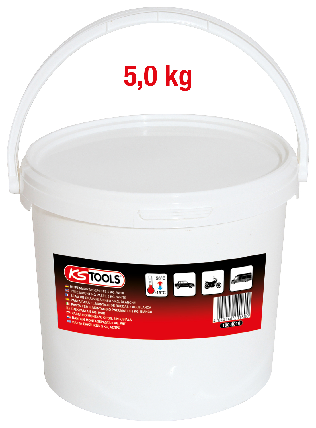 KS Tools Reifenmontagepaste 5 kg, weiß Produktbild img1 L