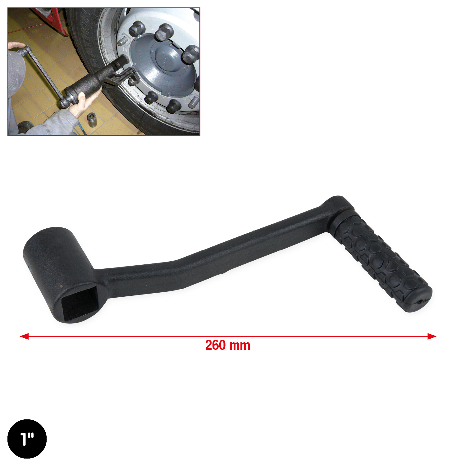 KS Tools 1" Ersatzkurbel für 516.1151 Produktbild img1 L