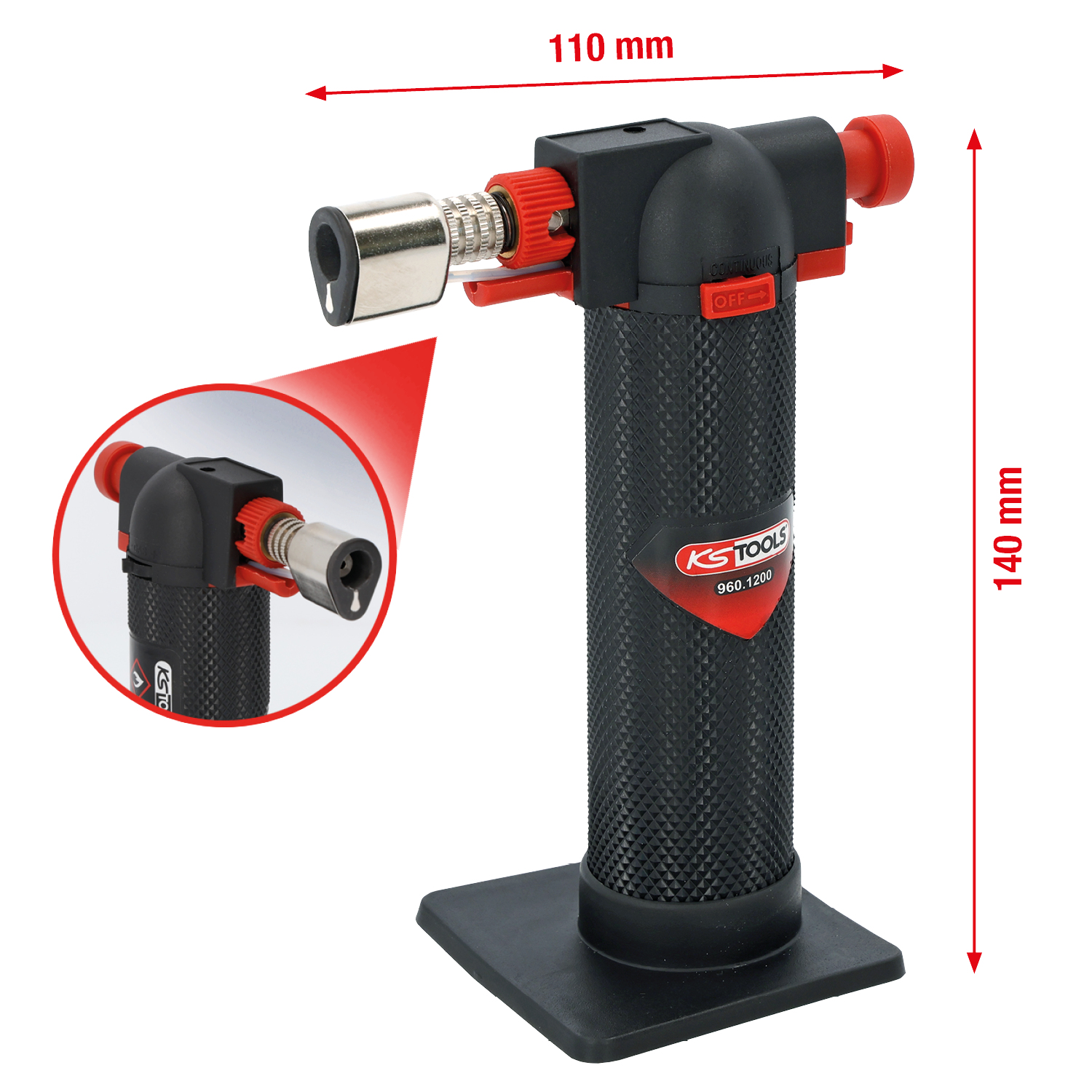 KS Tools Klein-Lötgerät, 140mm Produktbild img1 L